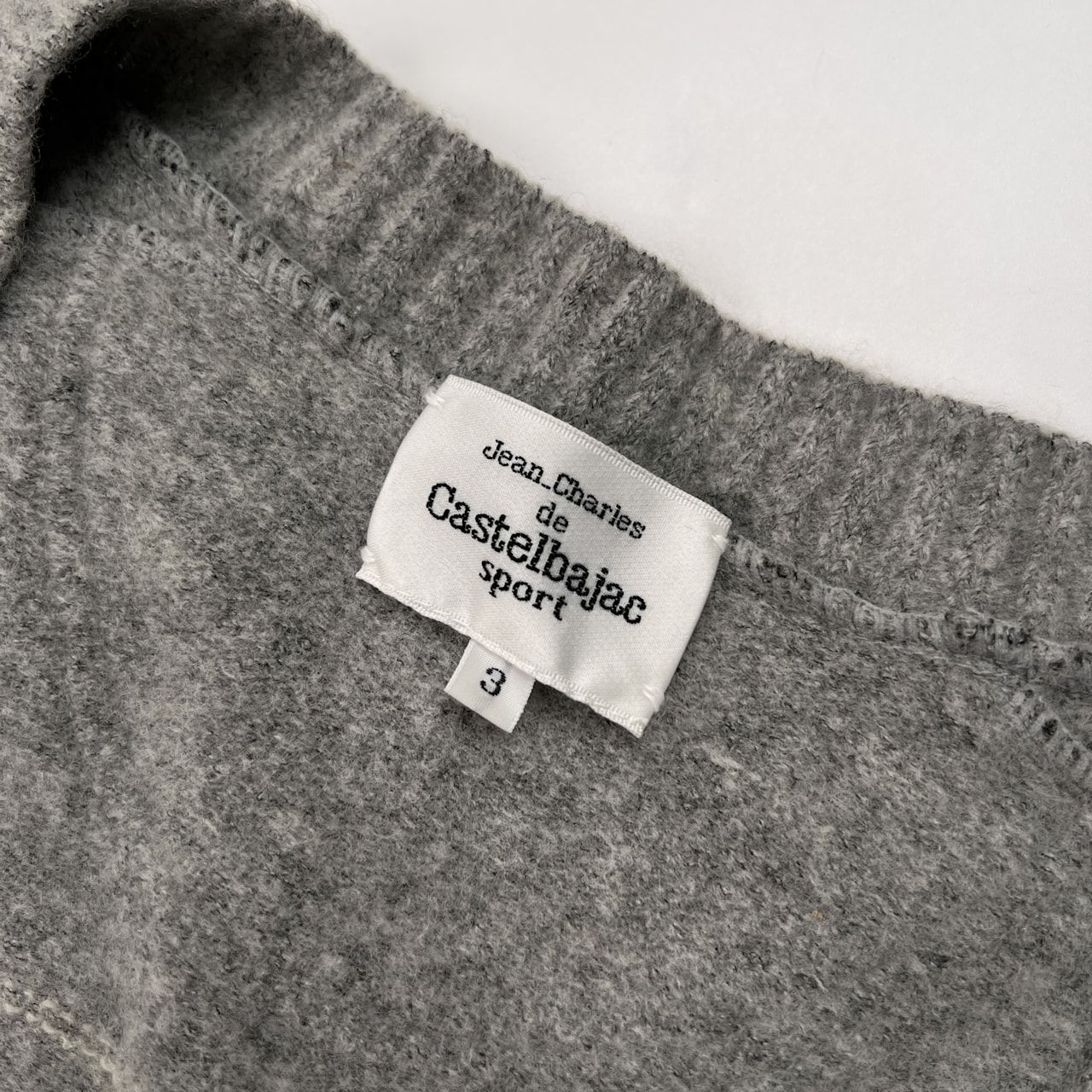 Castelbajac Sport カステルバジャック ベアー柄入り ウールニット 
