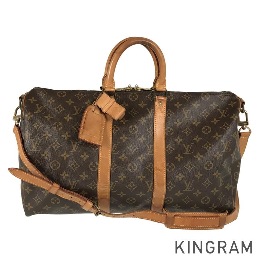 ルイ ヴィトン LOUIS VUITTON モノグラム キーポル バンドリエール 45 M41418 PVC ボストンバッグ kkd