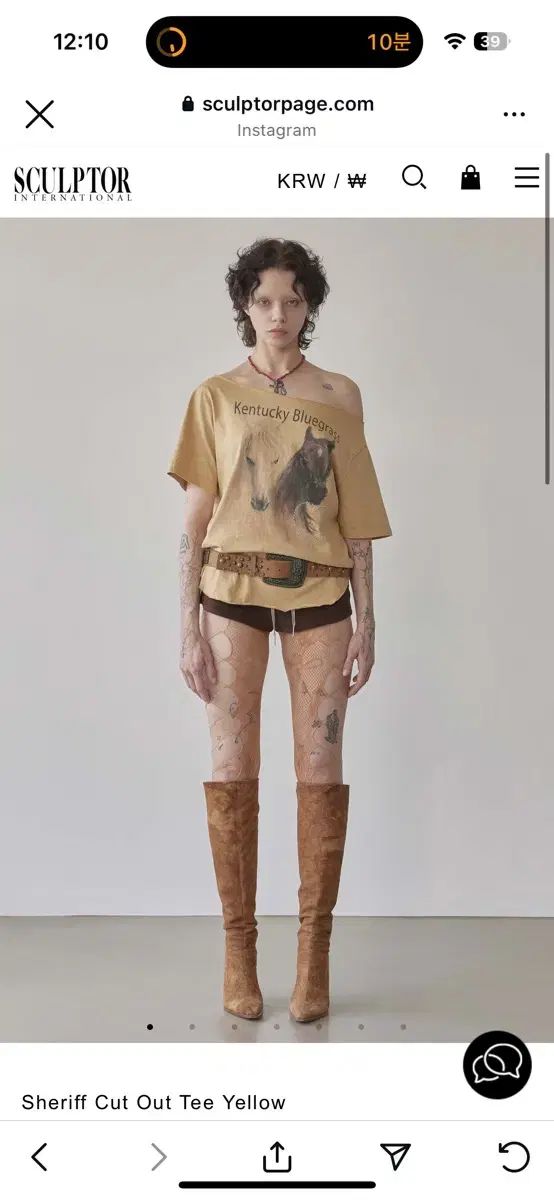 SCULPTOR スカルプター アシンメトリー T