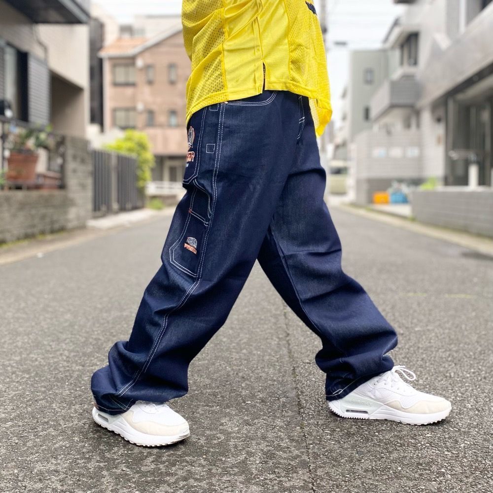 00's Deadstock FRESHER バギー デニム ペインターパンツ メタルパンツ