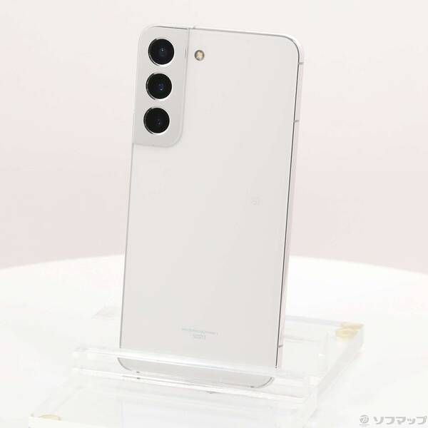 中古品〕 Galaxy S22 256GB ファントムホワイト SCG13 au SIM