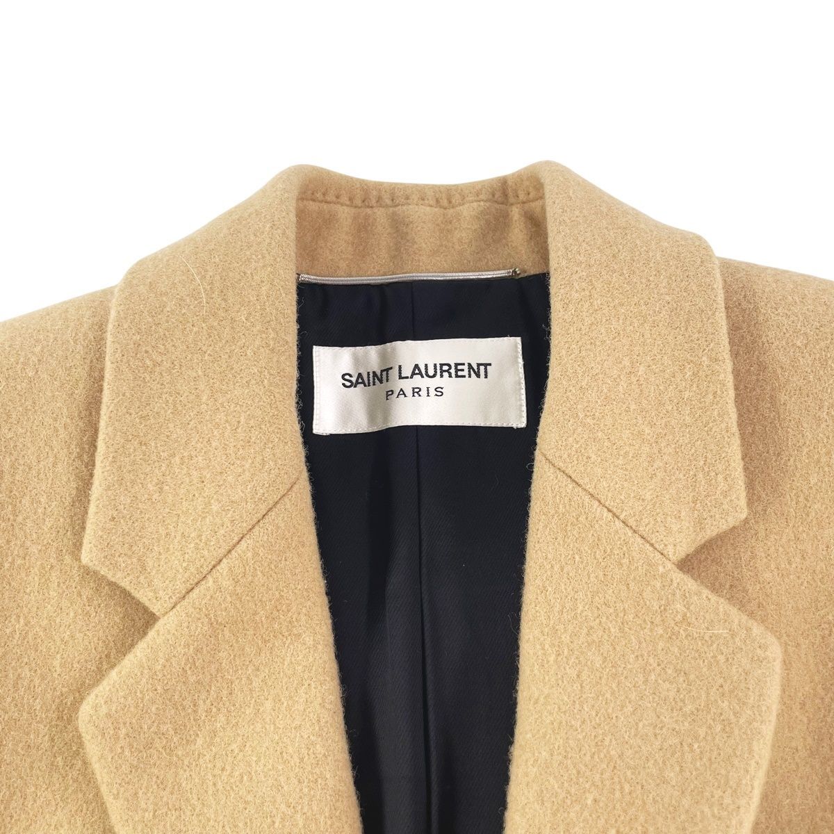 中古】 Saint Laurent サンローラン チェスターコート ベージュ 627382 