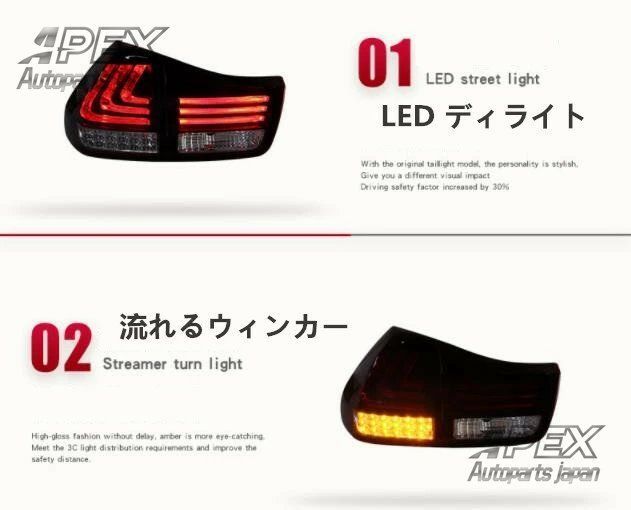 流れるウインカー