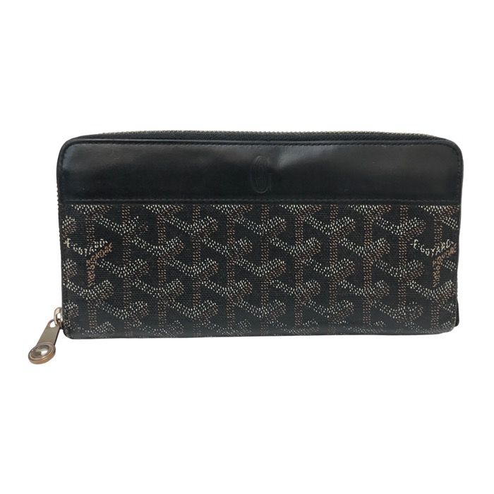 GOYARD ゴヤール ラウンドジップ マティニョンGM 長財布 PVC/牛革