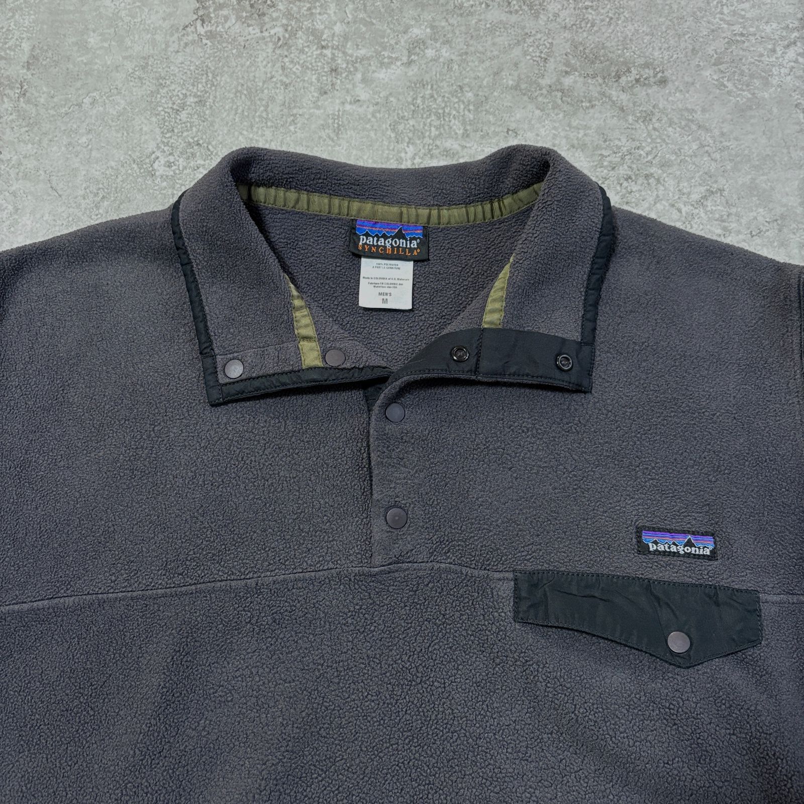 00s 2007年製 patagonia Synchilla Snap T Pullover 【 gray 