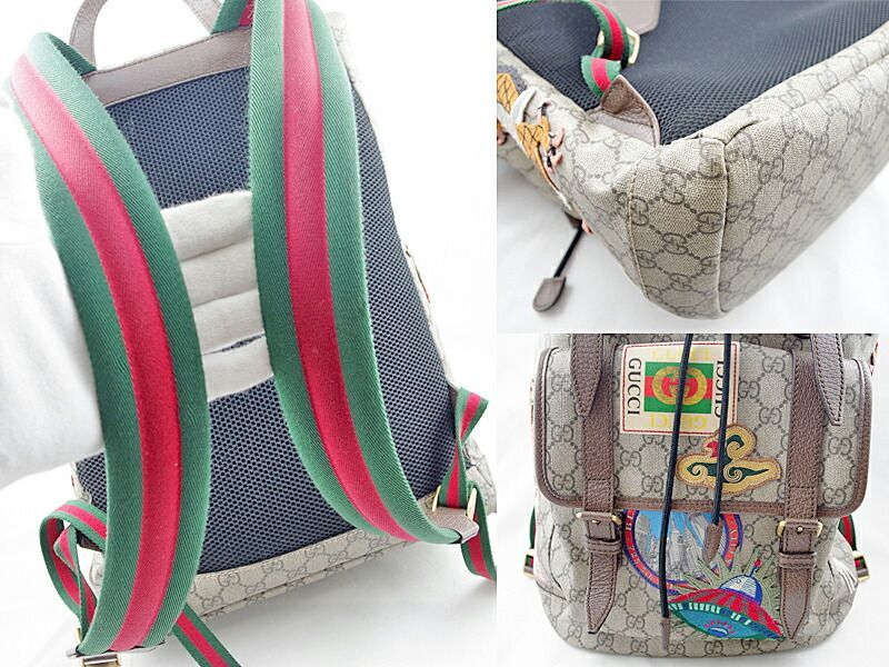 GUCCI グッチ クーリエ GGスプリーム シェリーライン バックパック