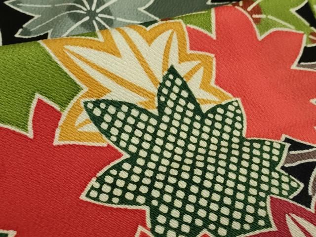 平和屋本店□極上 和染紅型 栗山紅型 栗山吉三郎 振袖・長襦袢(無双