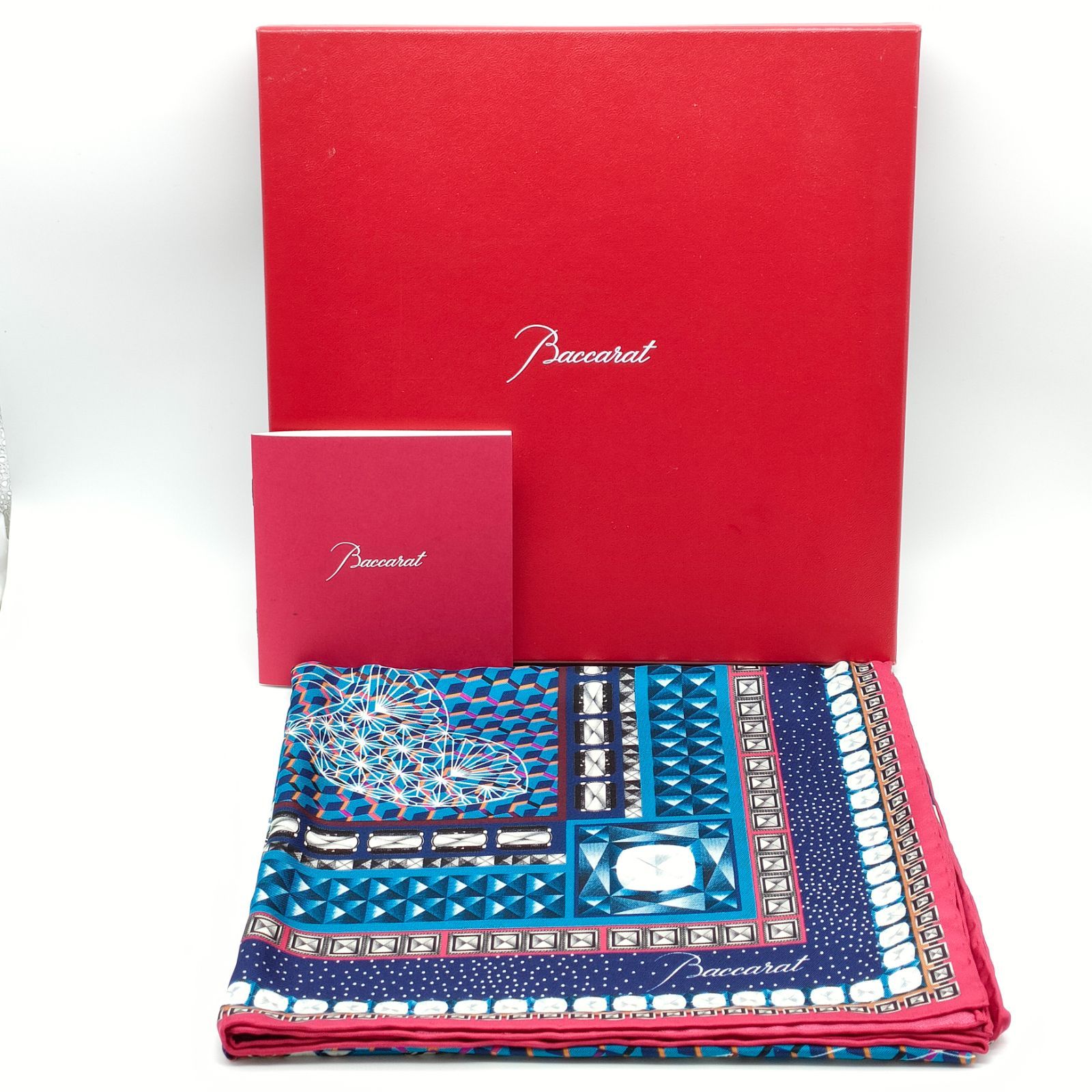 Baccarat バカラ ルクソー 　スカーフ ショール ストール　良品 Baccarat バカラ ルクソー スカーフ ショール ストール 良品