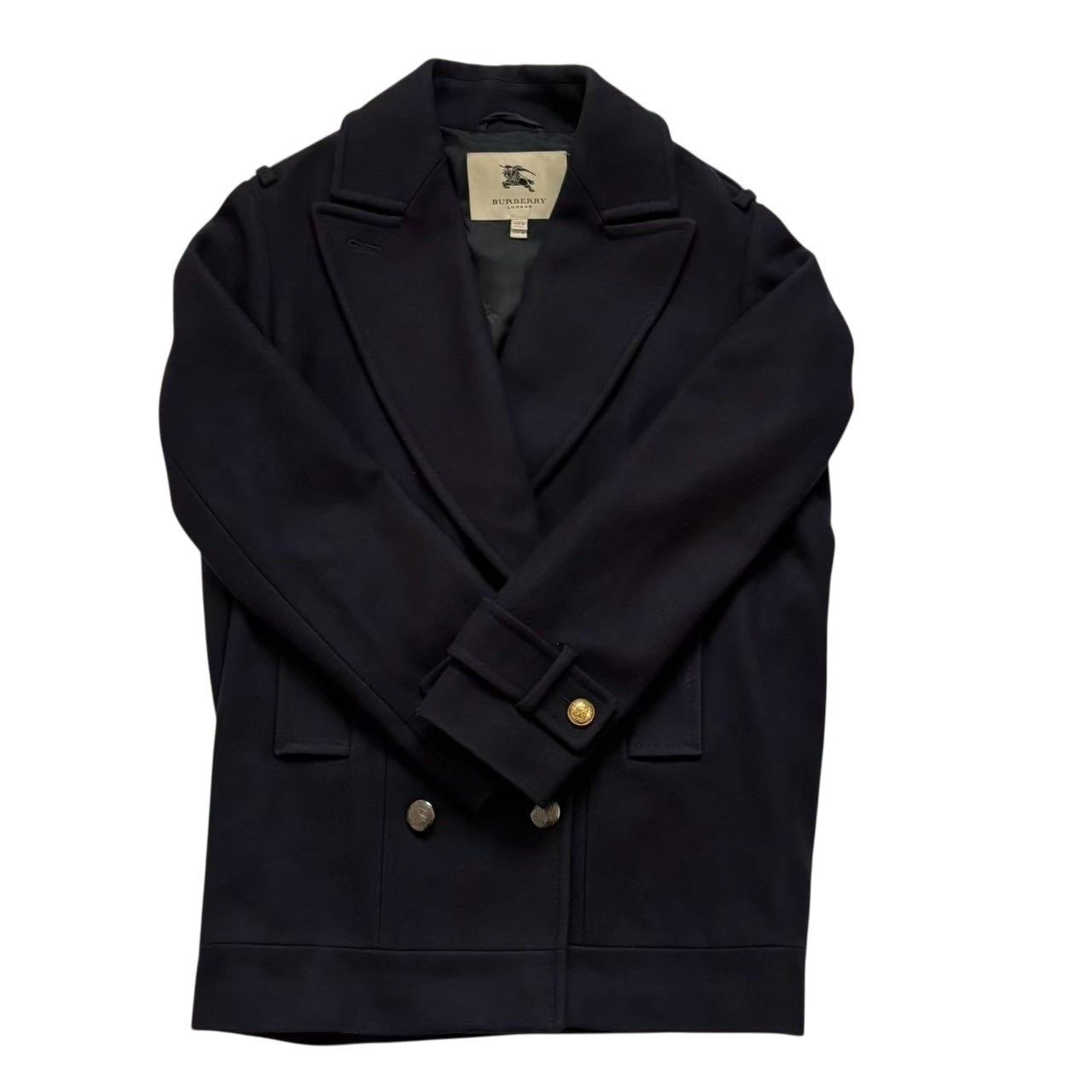 BURBERRY バーバリー ピーコート 紺 コート 上着 冬 アウター ダブル