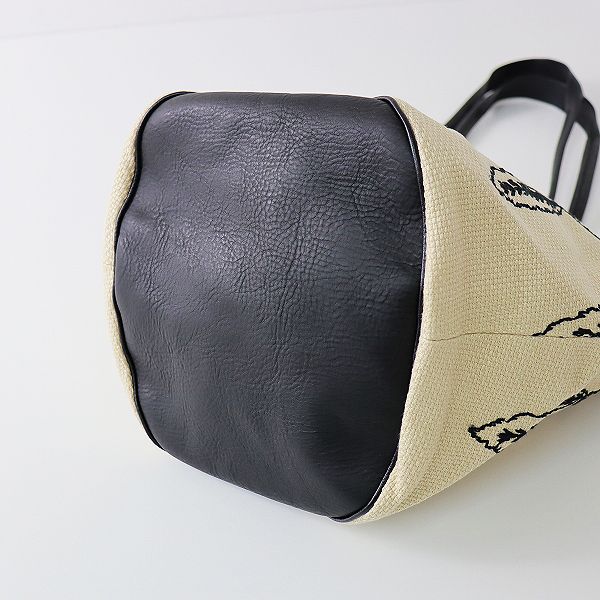 未使用 2023SS mina perhonen ミナペルホネン focaccia bag developpe 刺繍  フォカッチャバッグ/ベージュ【2400013429245】
