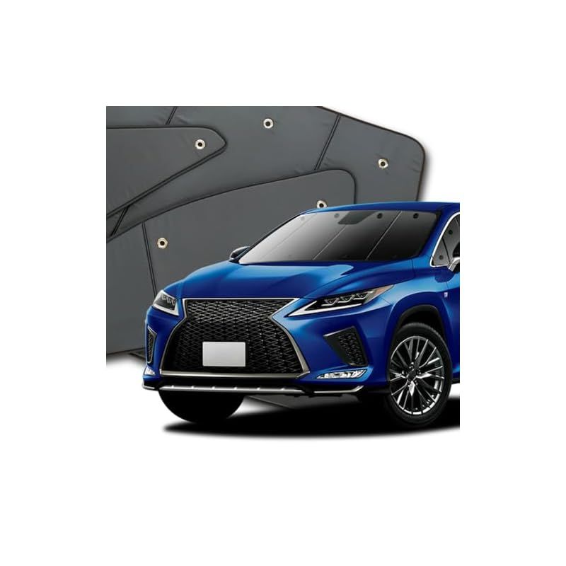 趣味職人 プライバシー サンシェード 車 レクサス RX 20 系 200 t 300 450 h フロント カーテン 車中泊 グッズ 対応 01 s a 040 fu 0