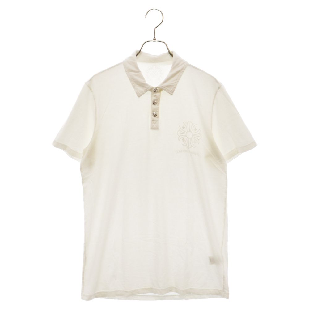 CHROME HEARTS (クロムハーツ) CH POLO S/S BSフレアロジウムボタン CH