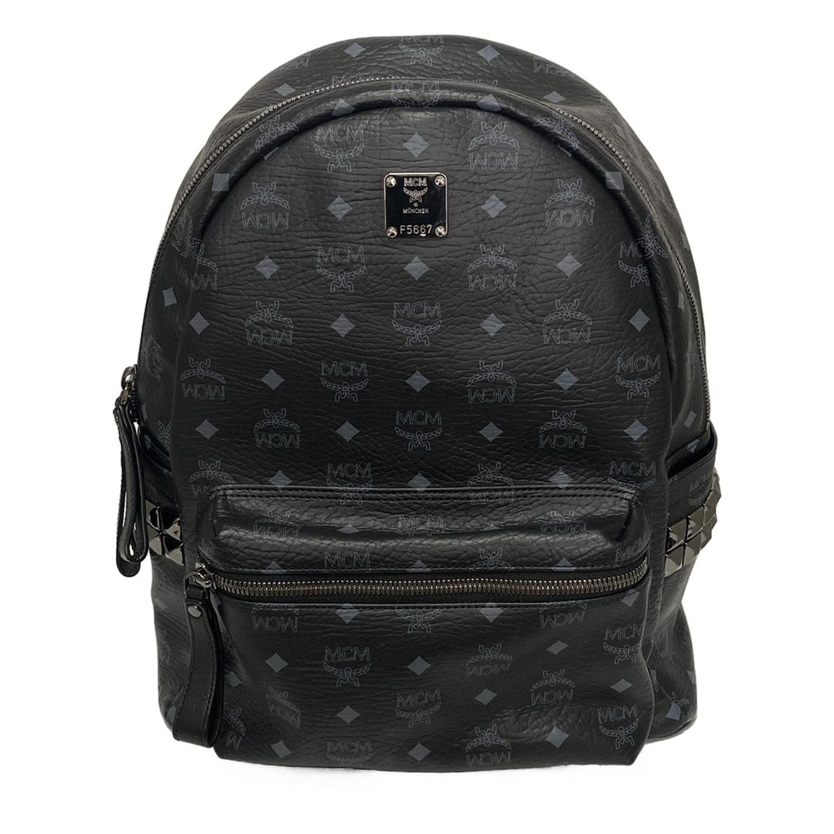 MCM リュック LOVELESSコラボ スタッズリュック ブラック 韓国 MCM