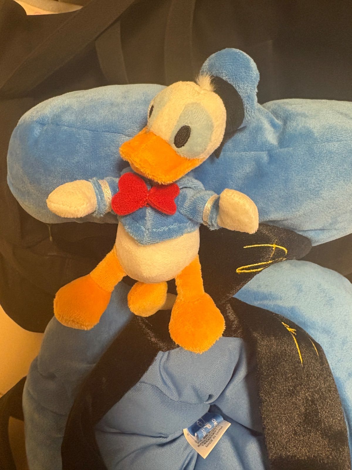 ディズニーリゾート ドナルド 帽子 ファンキャップ ベレー帽 ぬいぐるみ付き ペア