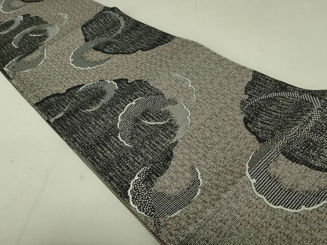 平和屋着物○両面 六通柄袋帯 雪輪霞文 正絹 逸品 未使用 DAAT0450ob