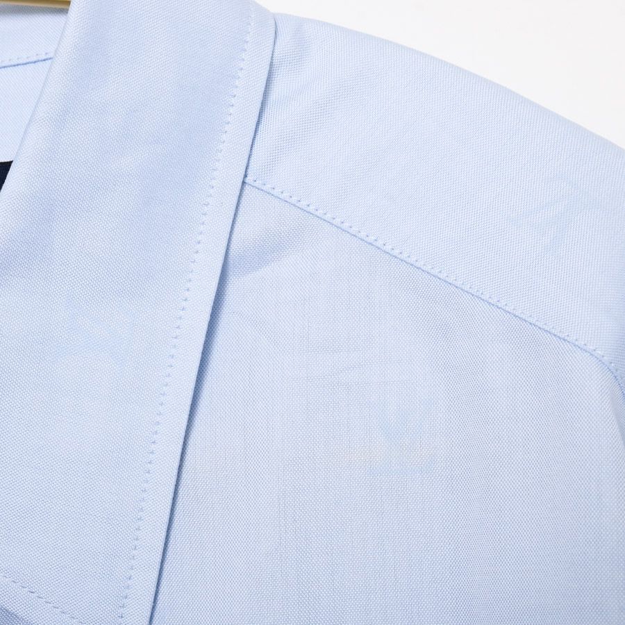 シャツ プリントコットンロングスリーブオックスフォードシャツ