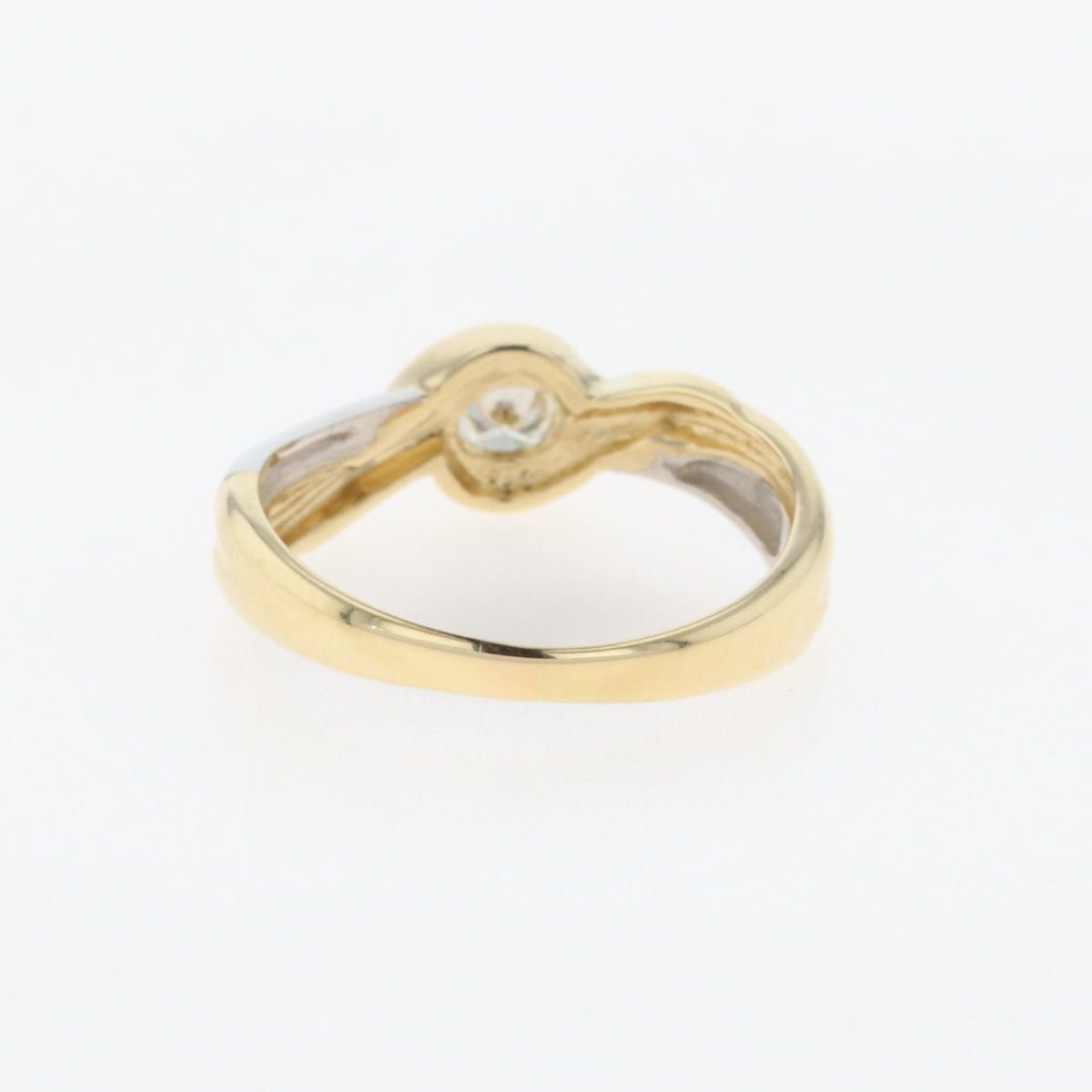 在庫一掃】 ダイヤモンド デザインリング YG イエローゴールド  
