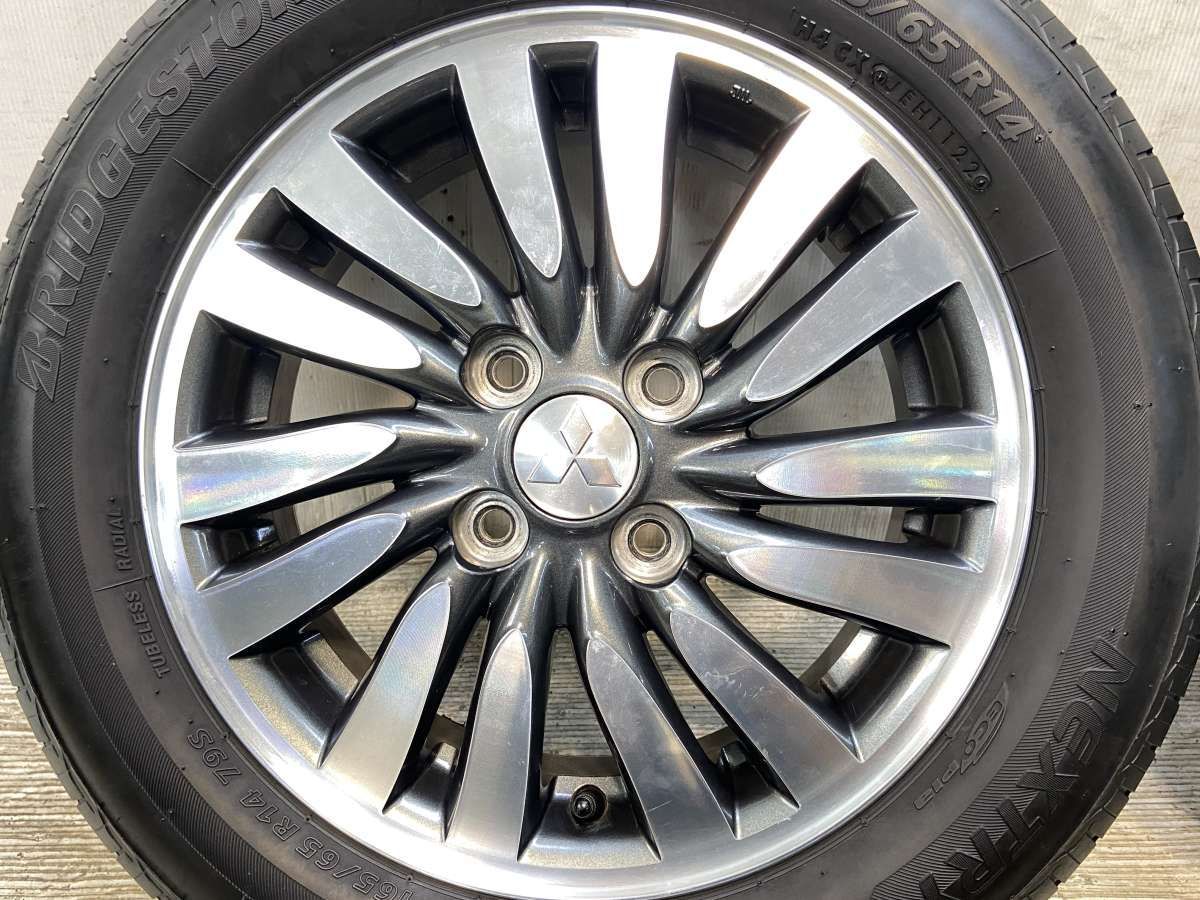 夏タイヤ ホイール 165/65R14 ブリヂストン ネクストリー4本セツト