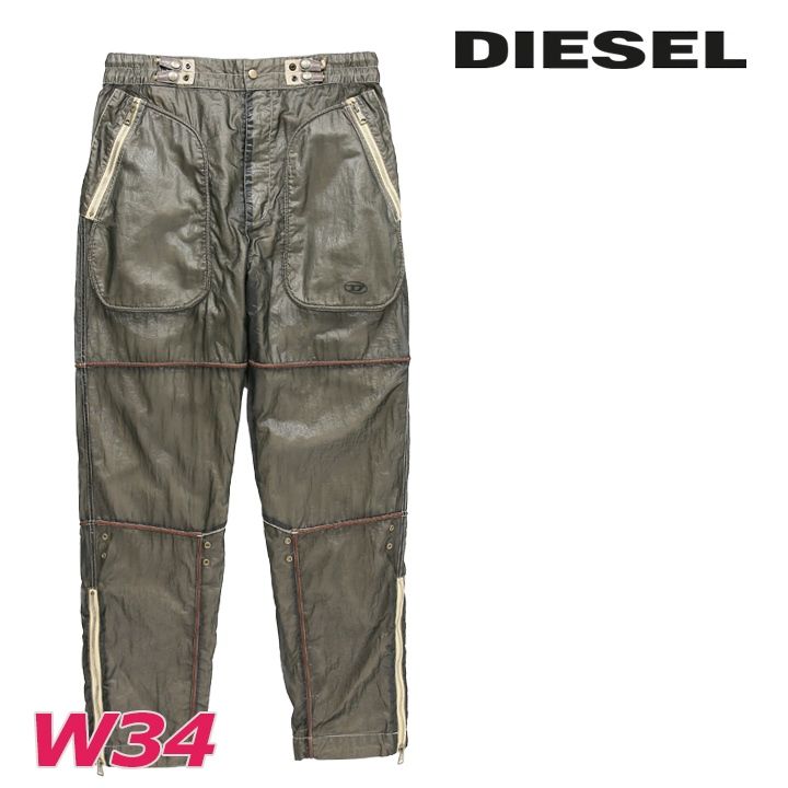 DIESEL 未使用美品 近年モデル グレン期ダブルシェルナイロンパンツ DIESEL 未使用美品 近年モデル グレン期ダブルシェルナイロンパンツ