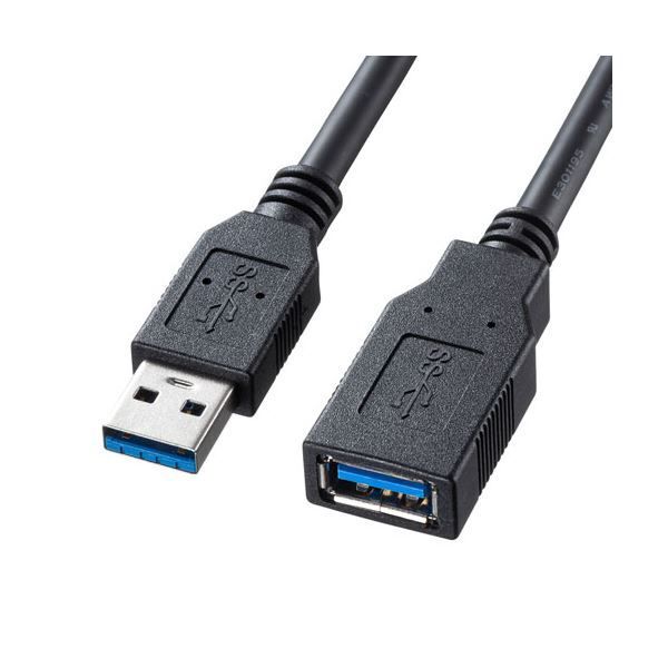 【5個セット】 サンワサプライ USB3.0延長ケーブル 0.5m KU30-E