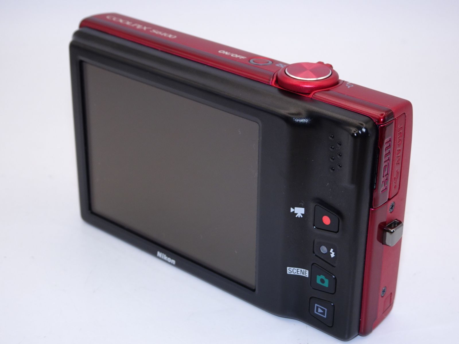 Nikon COOLPIX S6100 スーパーレッド 良い S6100RD 良品】 Nikon