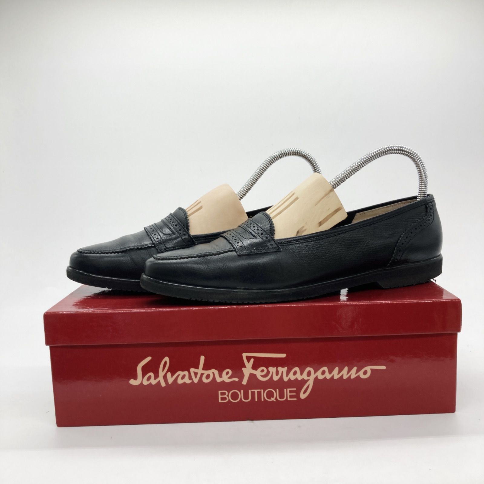 FERRAGAMO フェラガモ ローファー ブラック レディース サイズ不明 B-12-7