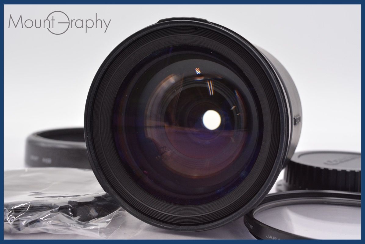 タムロン TAMRON AF ASPHERICAL 28-200mm F3.8-5.6 前後キャップ-レンズフィルター付 キヤノンEF用 AF 完動 同梱可 mj4967