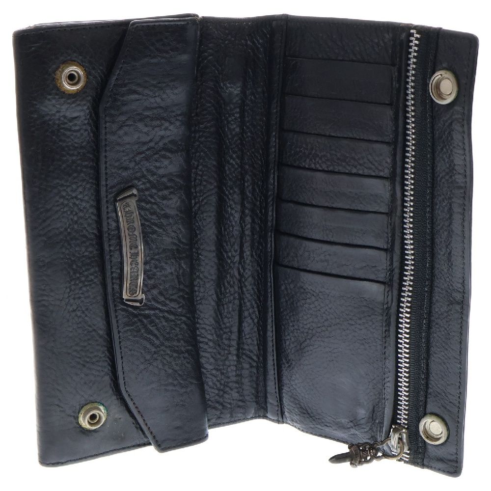 CHROME HEARTS LONG WALLET グリーシー CHROME HEARTS クロムハーツ ロングウォレット グリーシー 財布