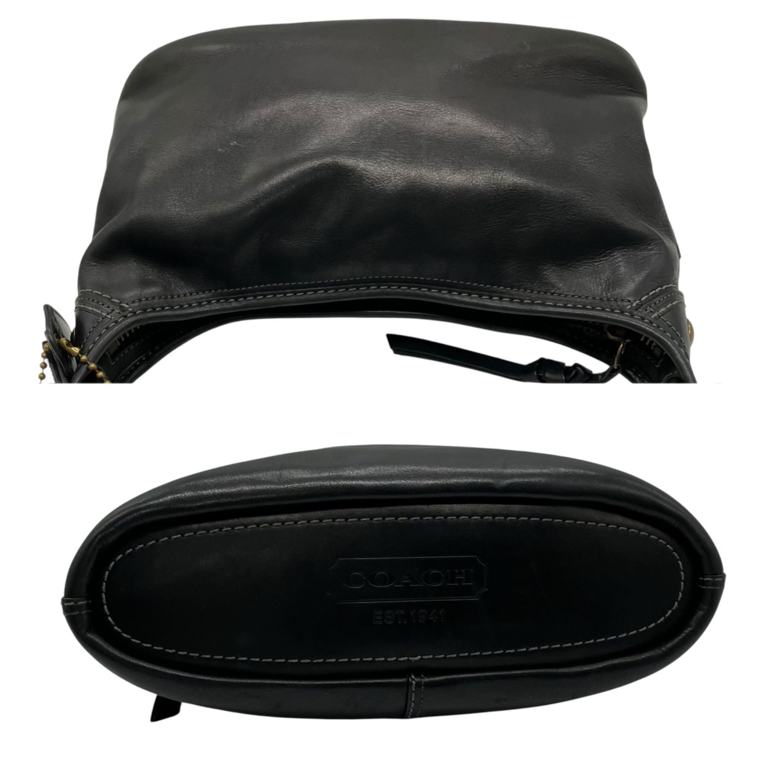 バッグ 1221 Vintage Coach Hand Bag Black 1221 Vintage Coach Hand Bag Black - メルカリ