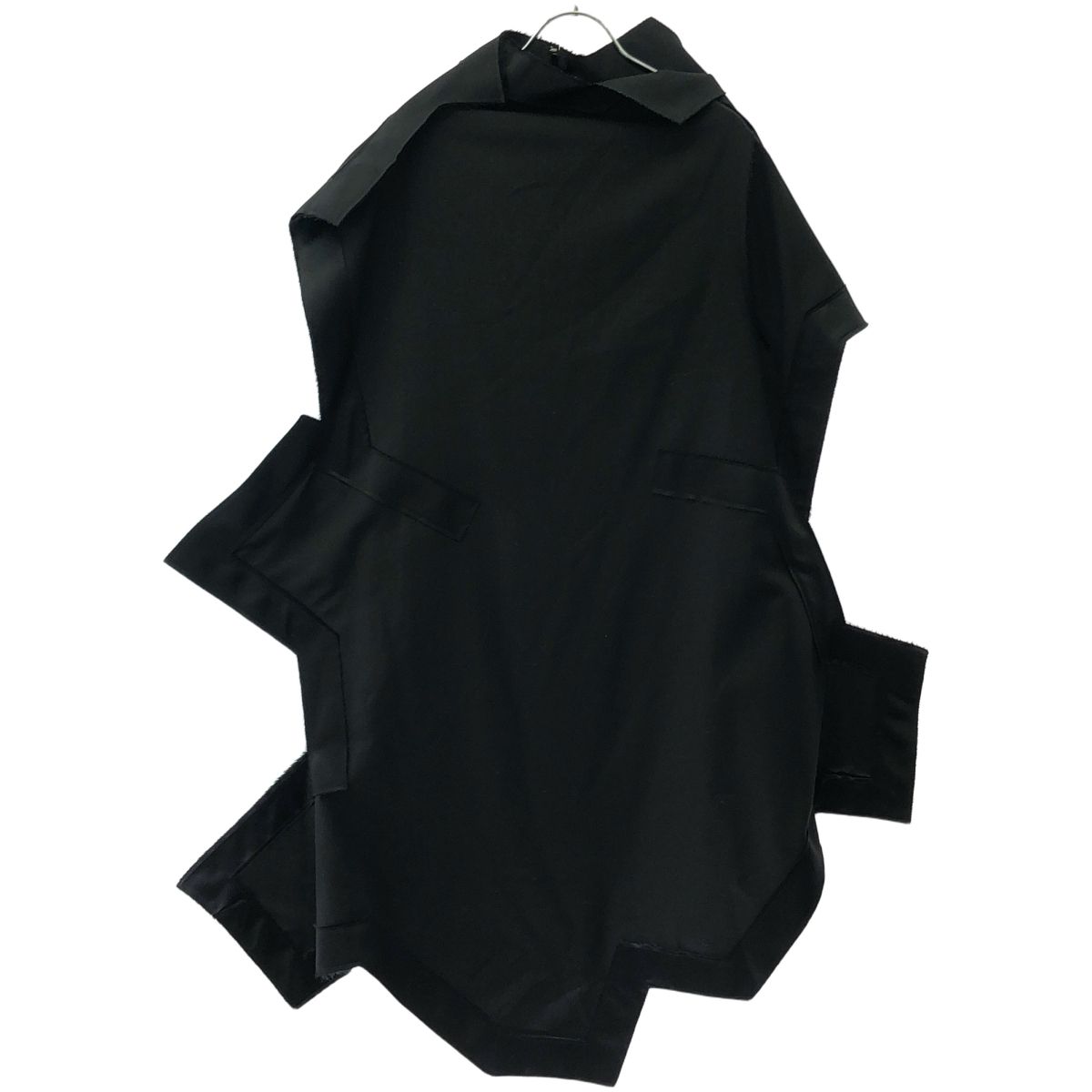 COMME des GARCONS コムデギャルソン 14SS シルクフレームプルオーバーワンピース GM-O016 ブラック M