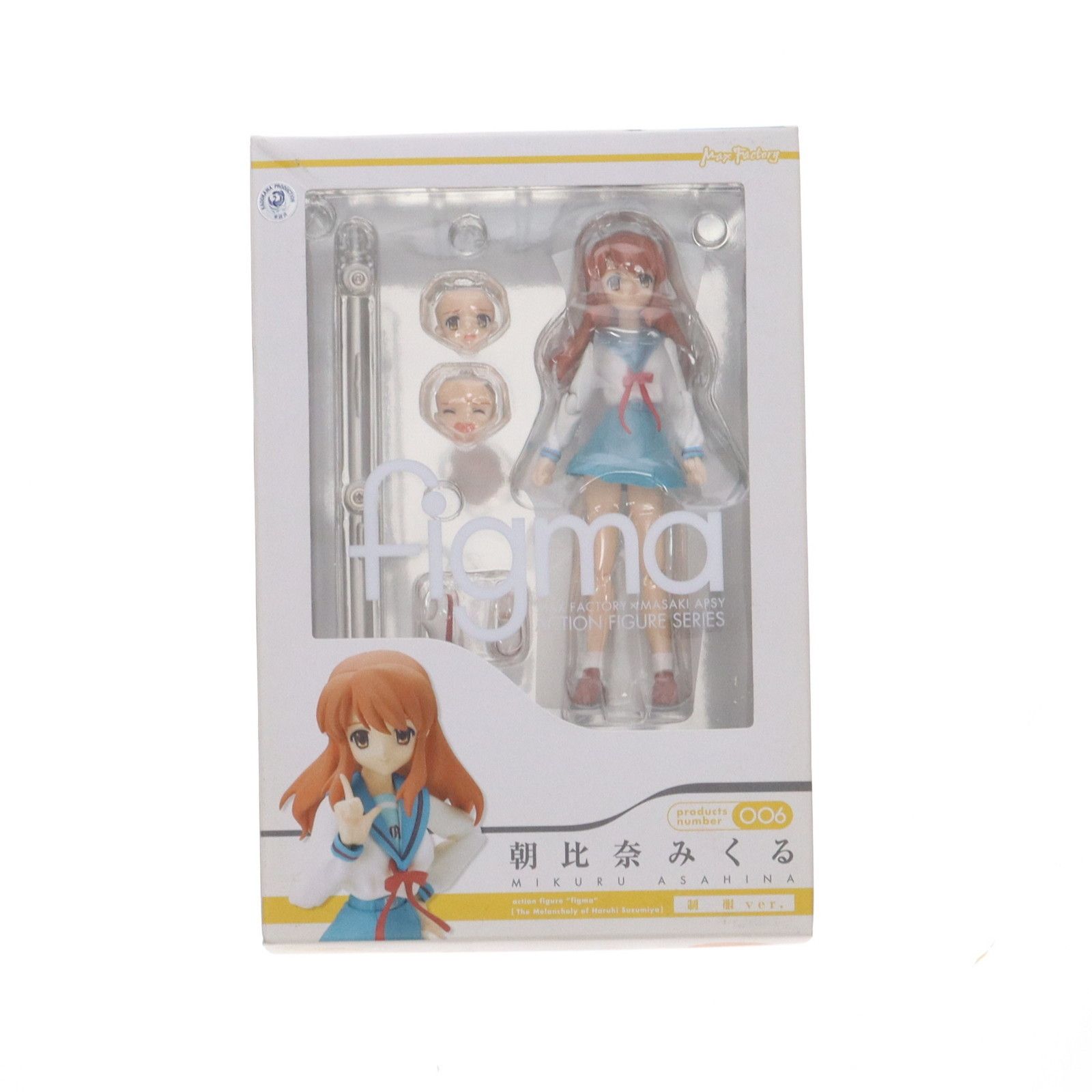 Max Factory - figma(フィグマ) 006 朝比奈みくる(あさひなみくる) 制服ver. 涼宮ハルヒの憂鬱 完成品 可動フィギュア マックスファクトリー figma(フィグマ) 006 朝比奈みくる(あさひなみくる) 制服ver
