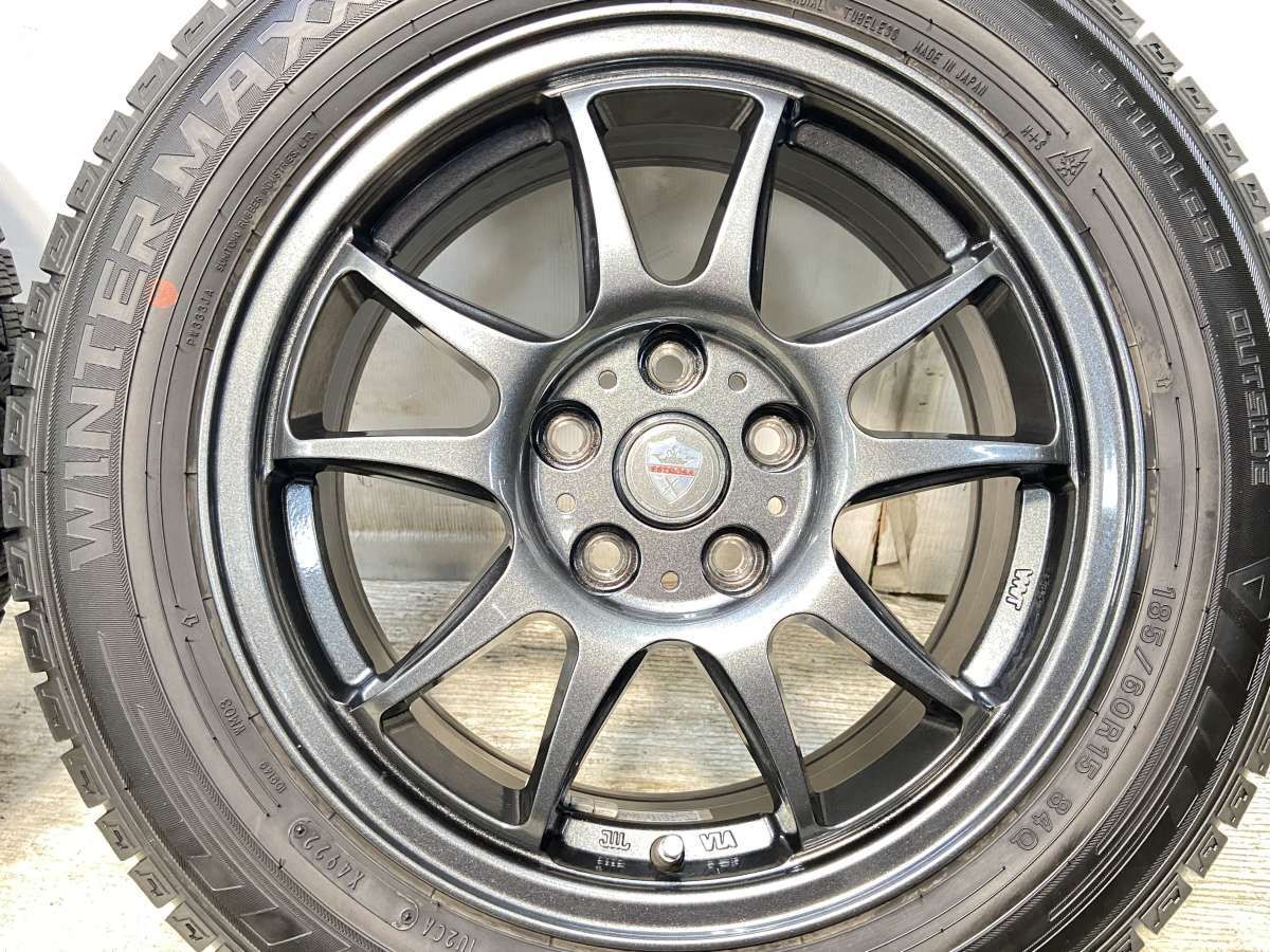 【中古】ダンロップ ウィンターマックス03 185/60R15  4本セット スタッドレスタイヤ