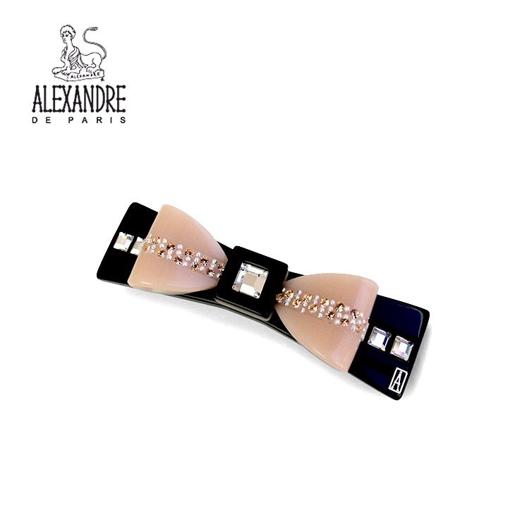 【アレクサンドルドゥパリ】クリップ リボン　Alexandre De Paris ALEXANDRE DE PARIS【アレクサンドル ドゥ パリ】6cm リボンバレッタ