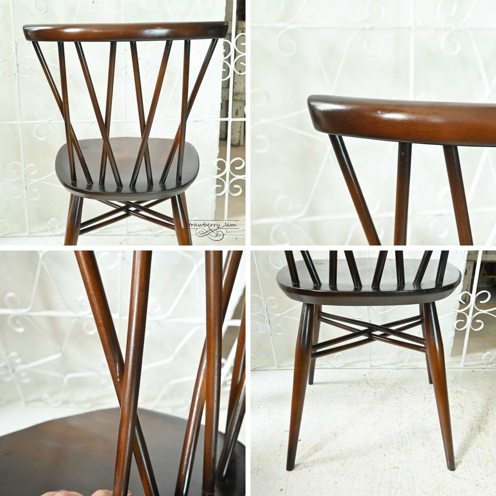 L3705-7 英国アンティーク ERCOL アーコールチェア エックス