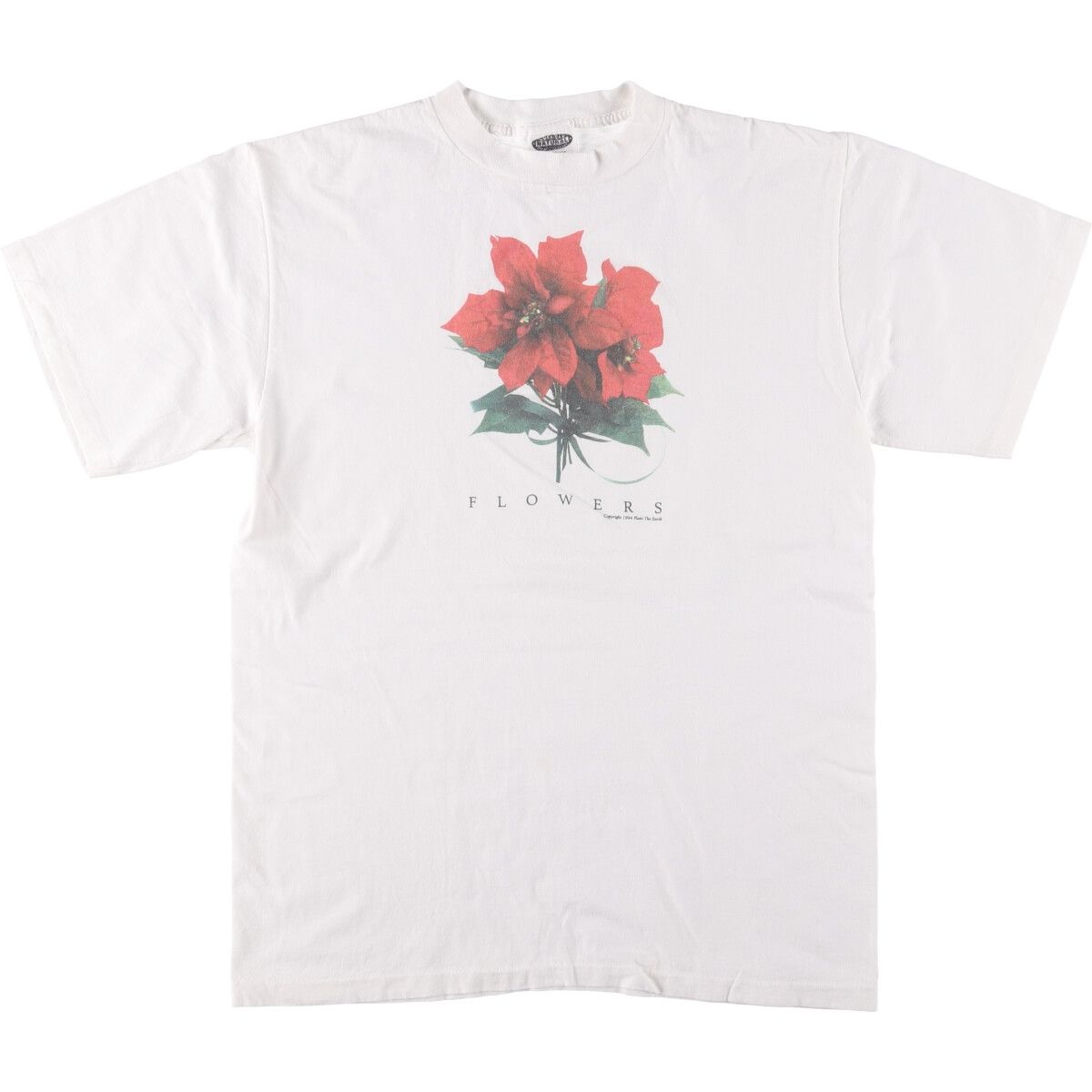 古着 90年代 PLANET THE EARTH 花柄 プリントTシャツ メンズL相当 ヴィンテージ|eaa571162