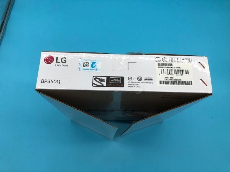 LG ブルーレイプレーヤー フルHDアップコンバート HDMIケーブル付属 Wi