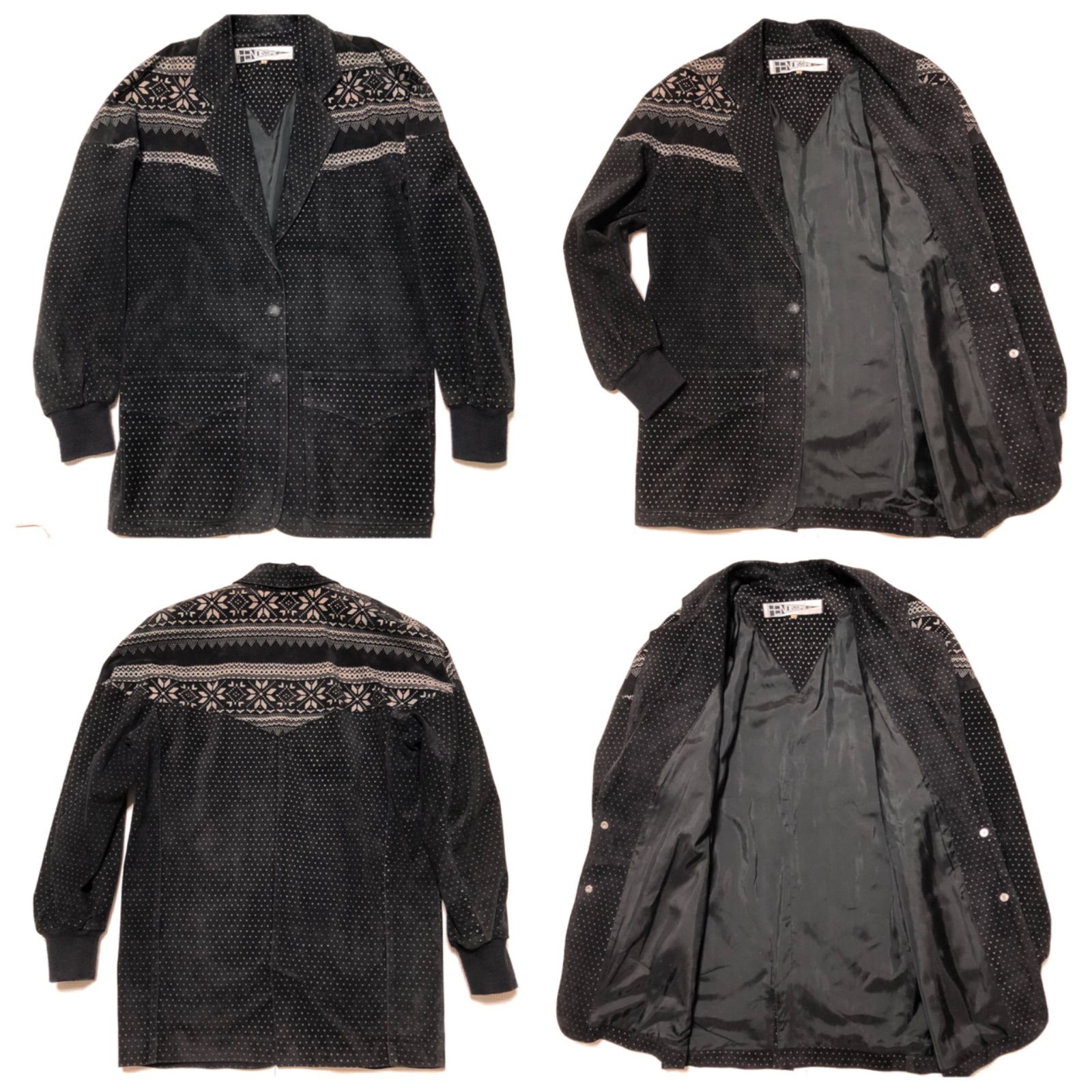 □美品□超希少入手困難□FENDISSIME フェンディシメ ノルディック総柄 