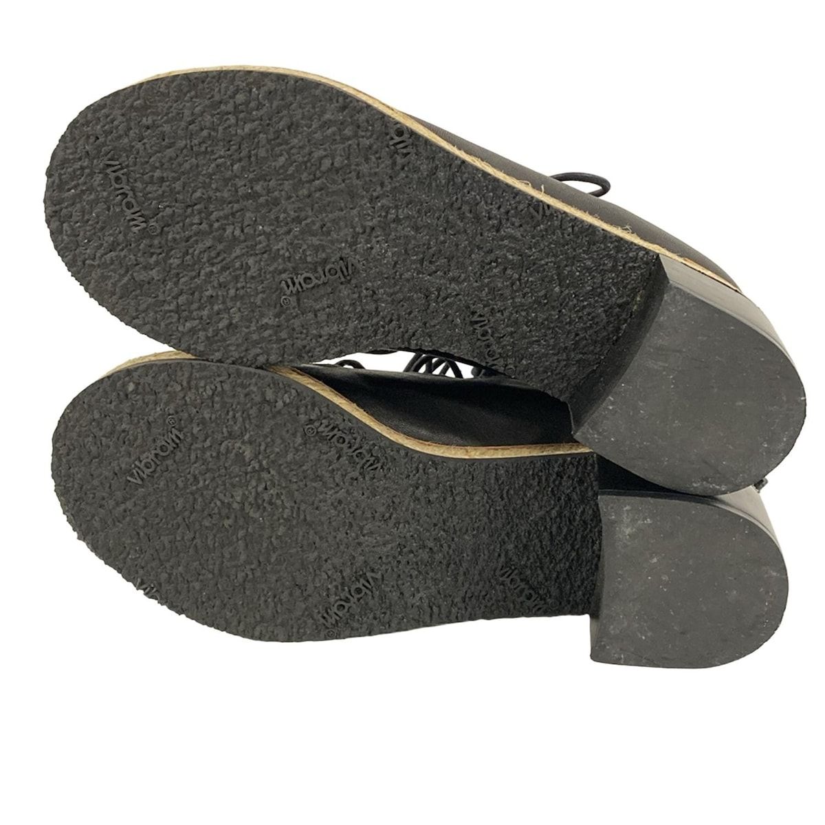  Y s ワイズ ブーツ 2 レディース - 黒 レースアップ KAYO NAKAMURA by レザー その他 ブーツ