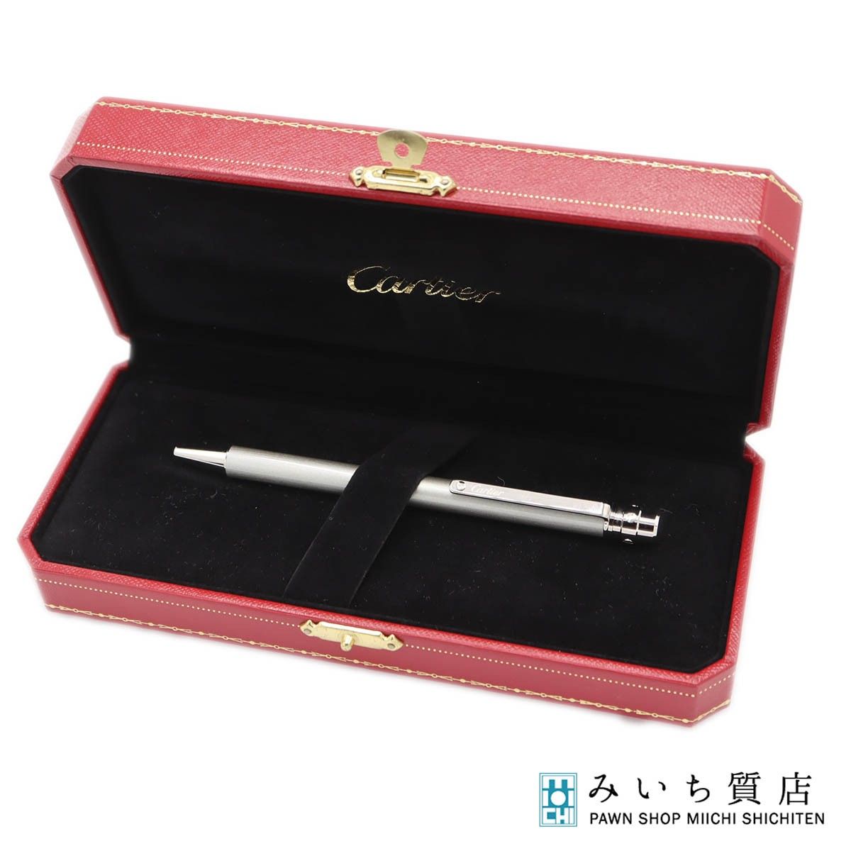 must de Cartier カルティエ ボールペン ゴールドカラー ツイスト 美品▽Cartier カルティエ マスト ドゥ カルティエ ストライプ柄