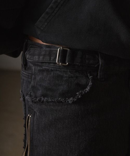 GRANCY ジップデザイン バギーデニム パンツ 24SS GRANCY GRANCY ジップデザイン バギーデニム パンツ 24SS GRANCY