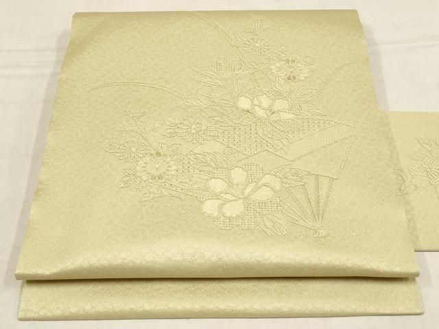 スワトウ　帯 平和屋着物▽中国三大刺繍 汕頭刺繍 スワトウ刺繍 九寸名古屋帯