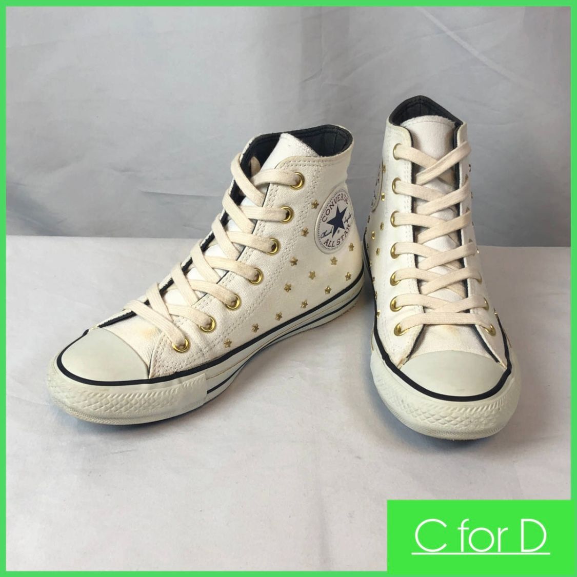 即決☆CONVERSE☆23.5㎝ ハイカットスニーカー コンバース