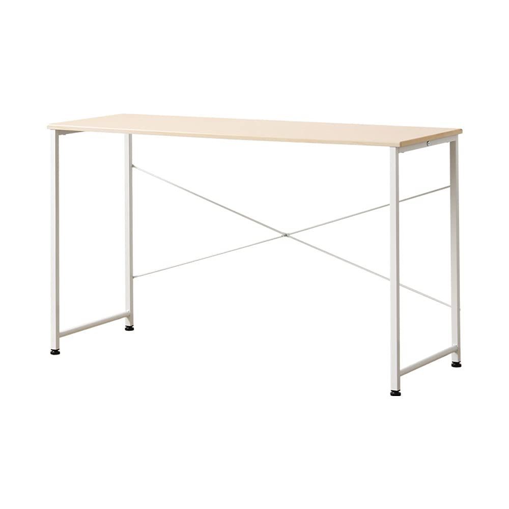 数量 IW-17120 ナチュラル 組立簡単 テレワーク 在宅 デスク シンプル 木製 幅120×奥行45×高さ72cm パソコンデスク 岩附