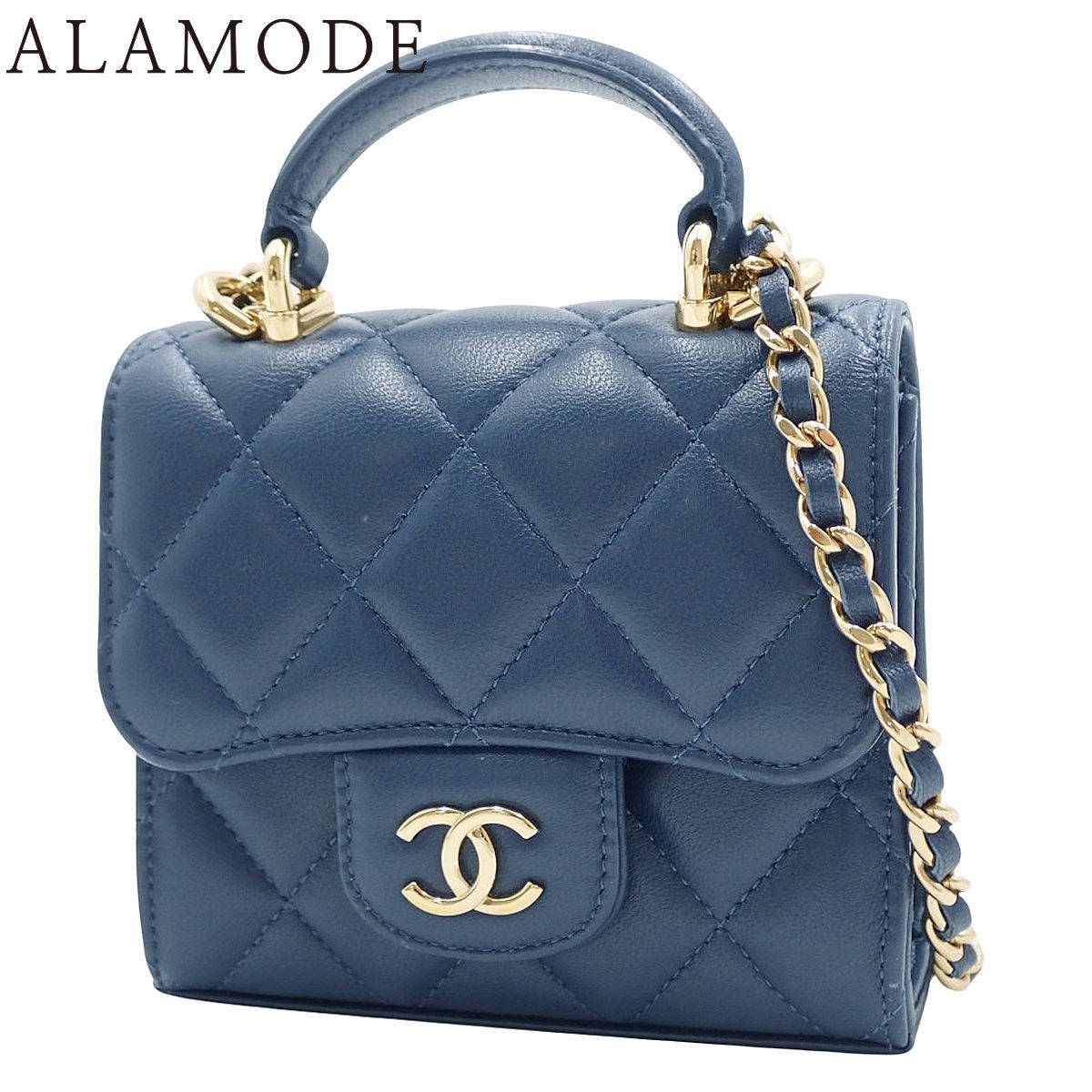 ’斜め掛けにも’【CHANEL】トップハンドルバッグ CHANEL - 保留中 【新品】2023P CHANELトップハンドルフラップ