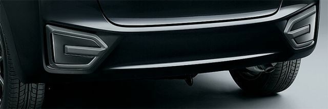 HONDA ホンダ FIT フィット ホンダ純正 ロアガーニッシュ リア ベルリナブラック 2015.9～次モデル | リア ロアガーニッシュ リア用 ロア リヤ ガーニッシュ リヤガーニッシュ リヤ用 リアガーニ