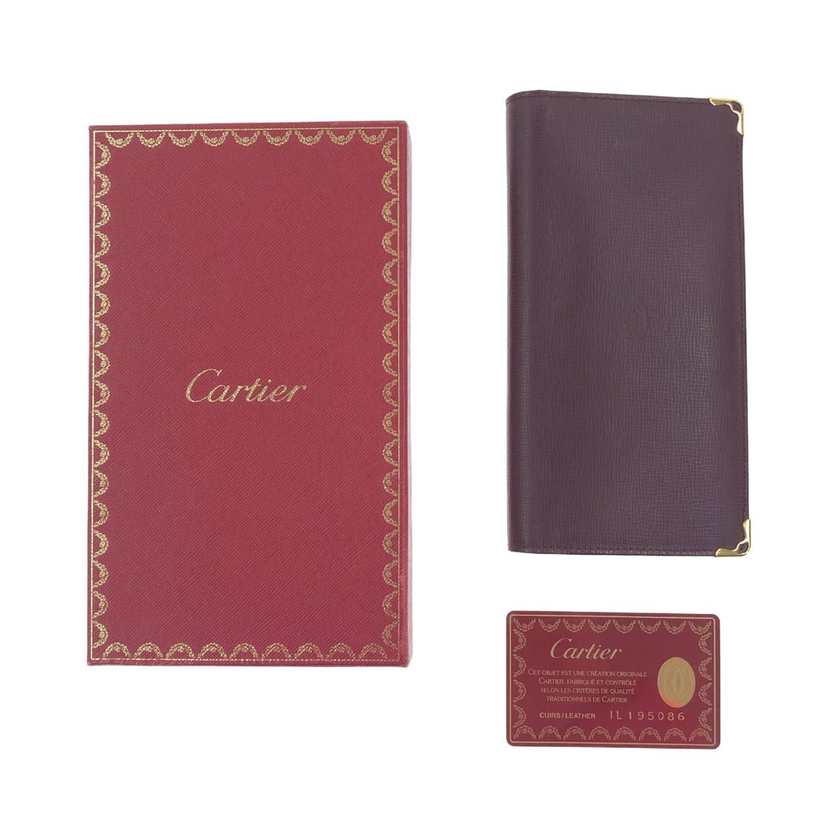 メール便可/取り寄せ 〇〇Cartier カルティエ マストライン 二つ折り長