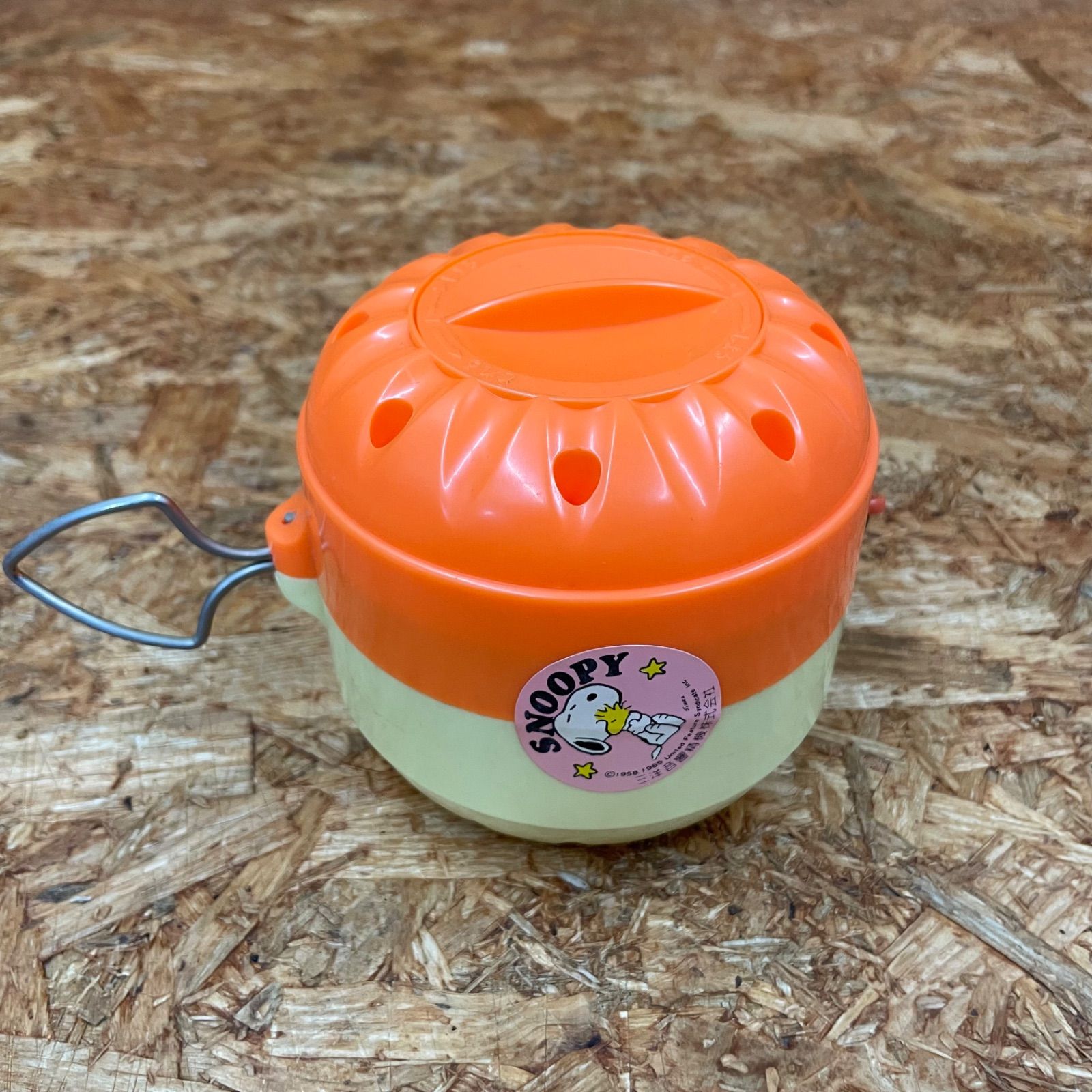 昭和レトロ スヌーピー 電池で廻る ワンタッチメリー 当時物 SNOOPY