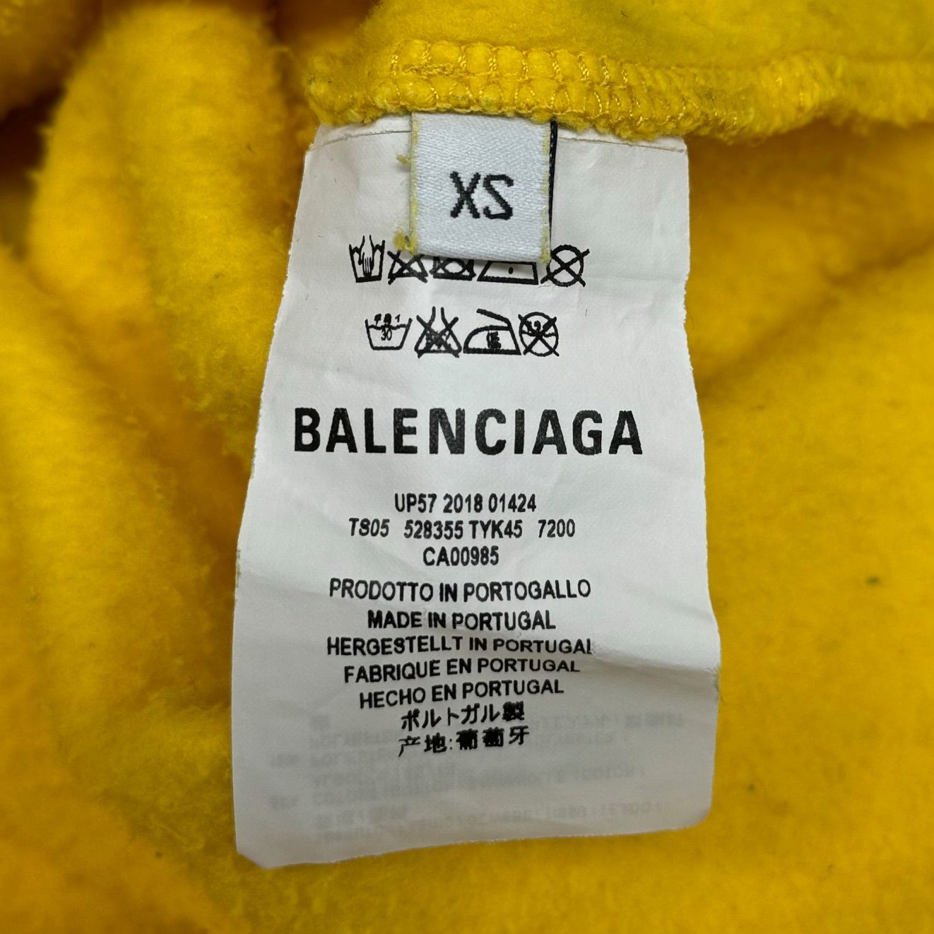 BALENCIAGA スモールロゴ オーバーサイズ プルオーバー スウェット 
