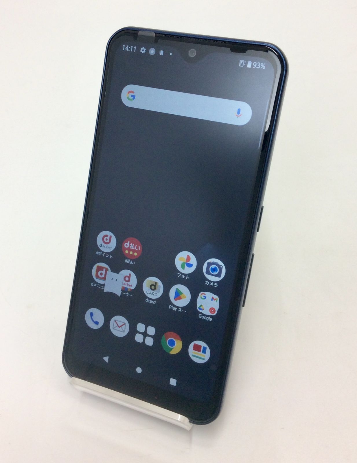 【ほぼ未使用/美品】docomo ドコモ arrows We F-51B 判定 SIMフリー 初期化済 ネイビー
