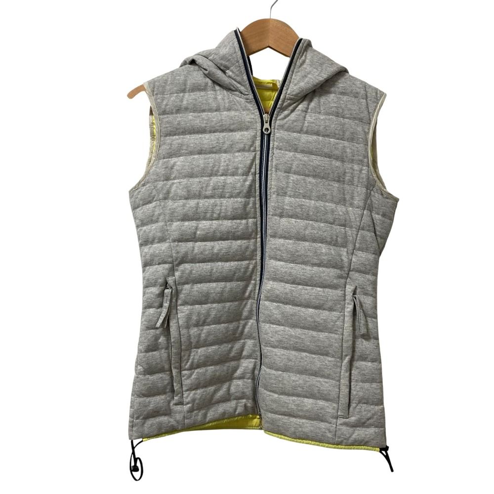 美品 デュベティカ ダウンベスト Goccia フード付 40 女性M 413 新品